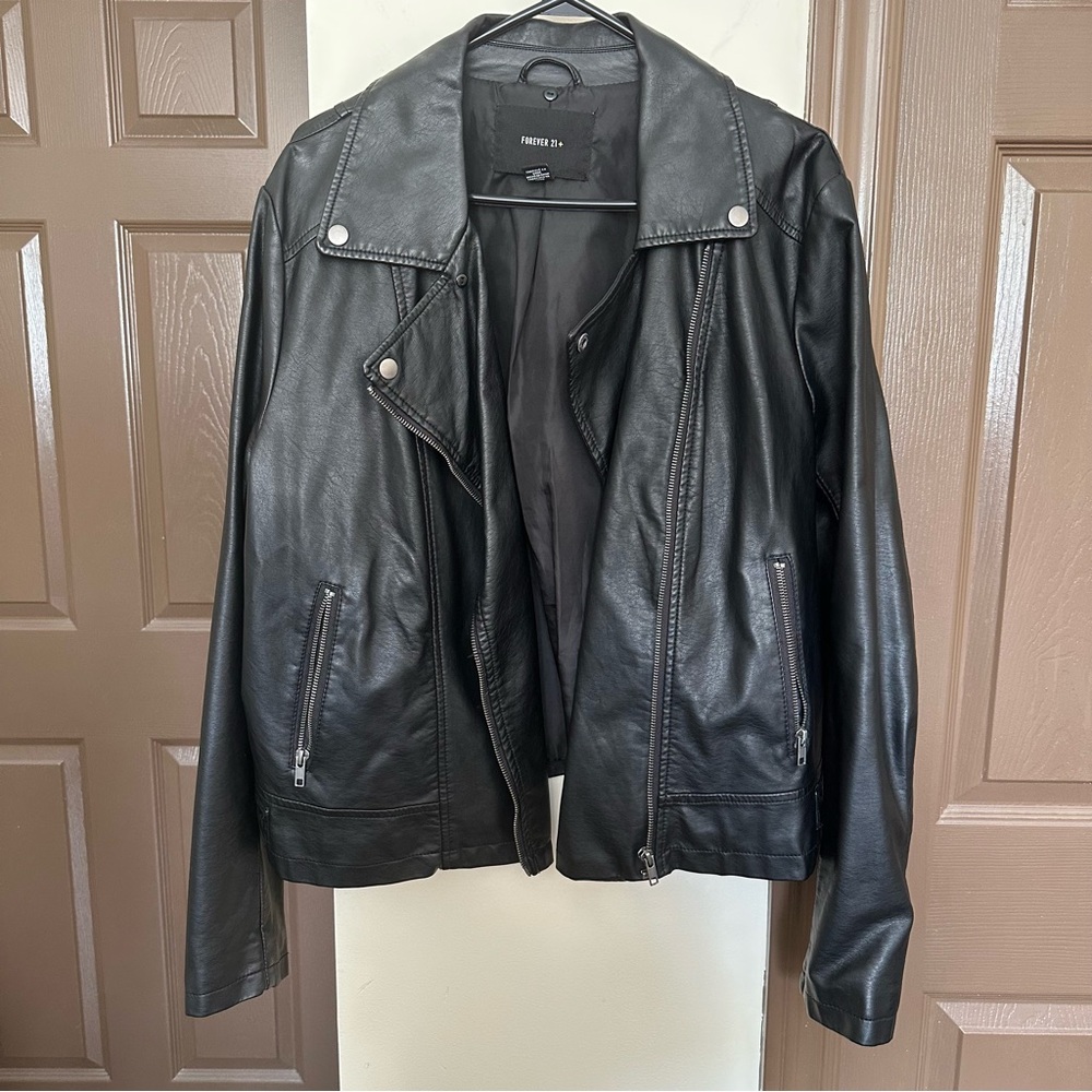 Forever 21 Black Leather Jacket